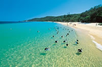 Moreton Bay Beach, Queensland, Australia