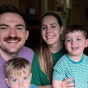 House Sitter - Phil & Bek's little family.